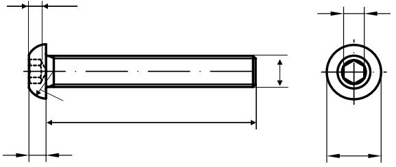 Wkrt grzybkowy ISO 7380