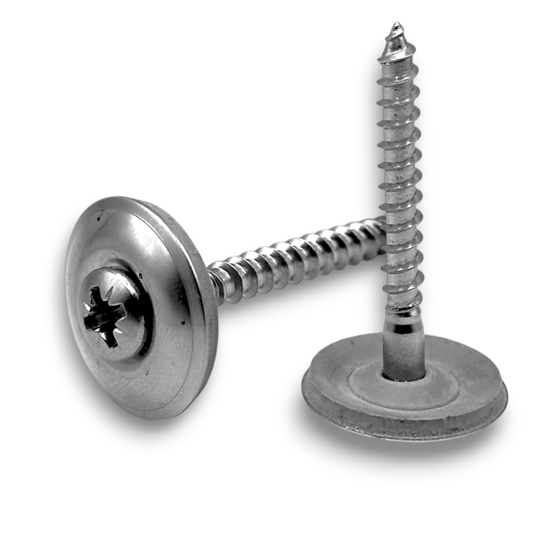 Wkręty nierdzewne do drewna z podkładką EPDM